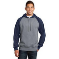 Sport-Tek Raglan Colorblock Pullover Hooded Sweatshirt